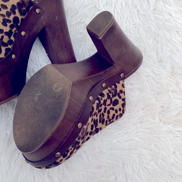 NWOT Report platform cheetah print clog - Picture 6 of 6